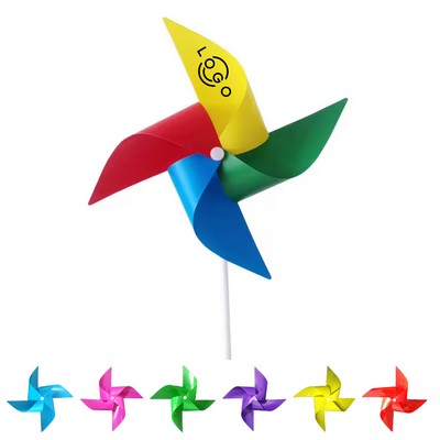 4 Leaves Plastic Promo Pinwheel With Stick