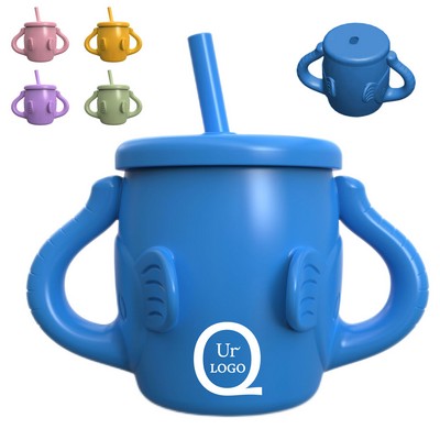 Dual Handle Toddler Silicone Training Cup