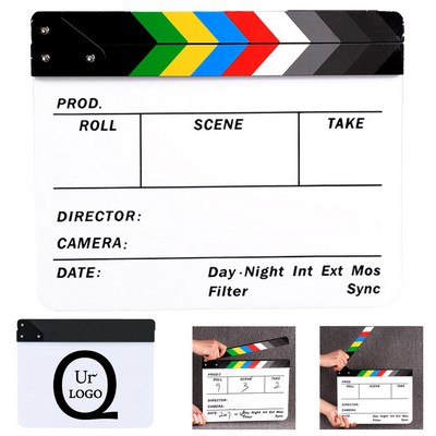 Acrylic Film Directors Clapboard