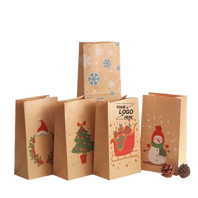 Christmas Kraft Paper Gift Bag