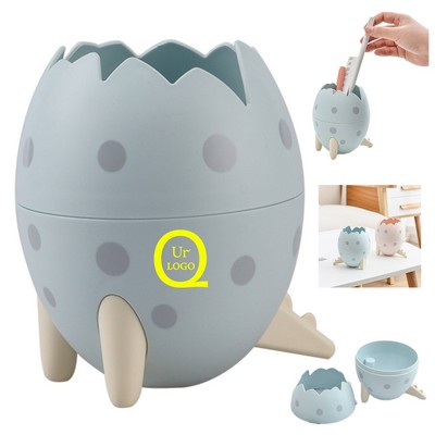 Dinosaur Egg Storage Bucket Pen Holder