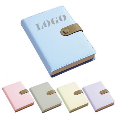 Macaron Color Magnetic Buckle Notebook