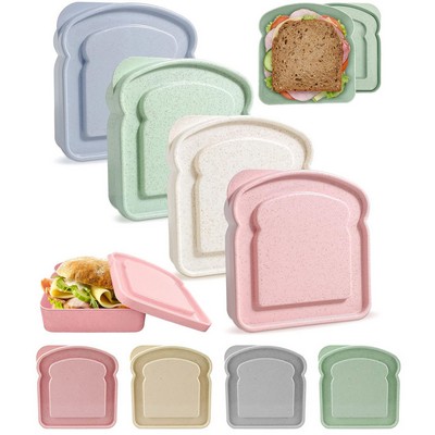 Bamboo Toast Bread Sandwich Lunch Box