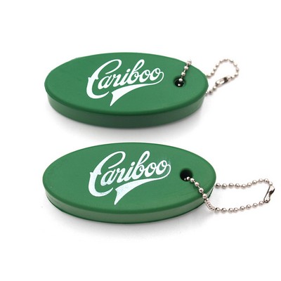 Oval Soft Floater Keychain