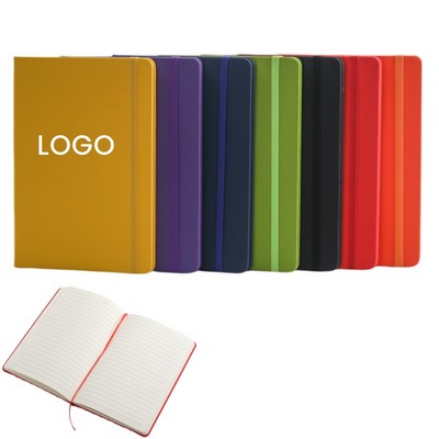 Ribbon-Tied Matte Finish Notebook