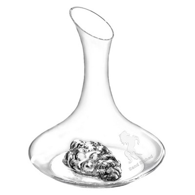 Grapes Lead-Free Crystal Decanter