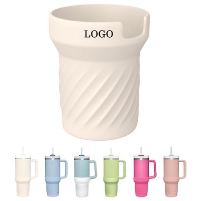 Wavy Pattern Silicone Cup Sleeve for 40oz Tumbler