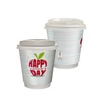 10 oz. Full Color Teacher Insulated Paper Cup With Lid