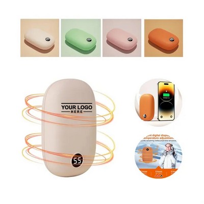 Rechargeable Digital Hand Warmer & Power Bank Display