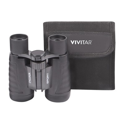 Imaging & Optics Vivitar Promotional Compact Sports Binoculars w/Fitted Case & Strap (Box Package)