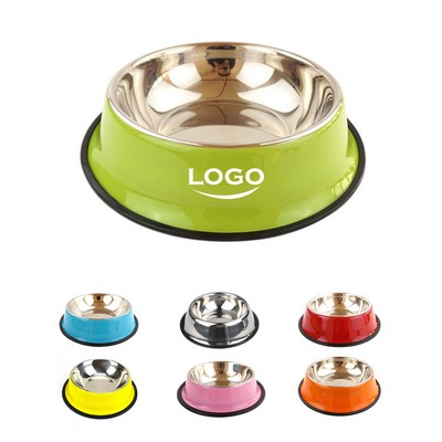 Stainless Steel Dog Food and Water Bowl