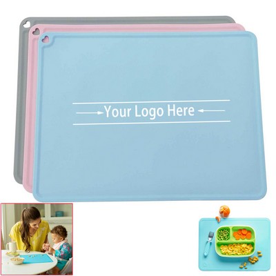 Customizable Silicone Kids Placemat–non-Slip And Durable