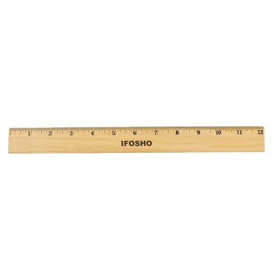 Beveled Edge Wooden Ruler