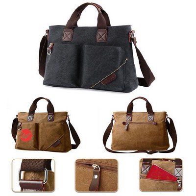 Men's Canvas Handbag