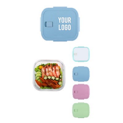 Square Glass Food Containers With Lids