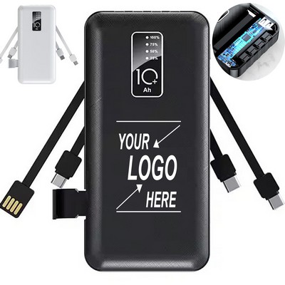 10,000mAh Portable Fast Charging Power Bank