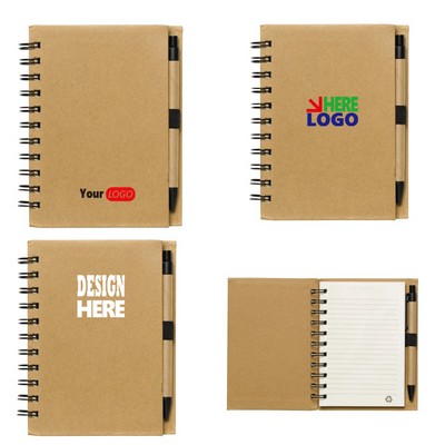 Eco Inspired Jotter Notepad Notebook With Paper