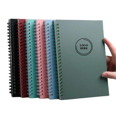 Plastic Hardcover A5 Spiral Journals Notebooks