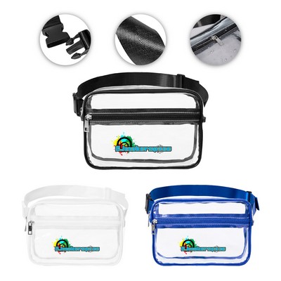 2 Pocket Clear Fanny Pack