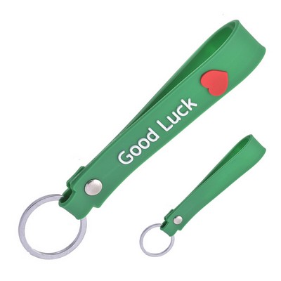 Good Luck PVC Keychain