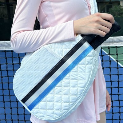 Soft Puffer Pickleball And Badminton Paddle Bag For Women