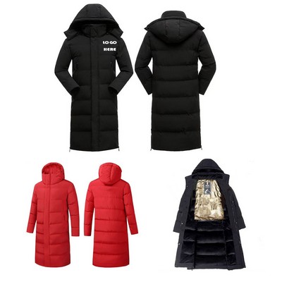 Long Cotton-Padded Jacket