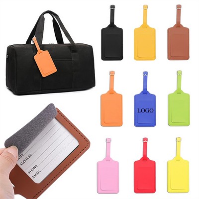 Pu Leather Luggage Tag