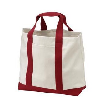 Port Authority® Ideal Twill Two-Tone Shopping Tote