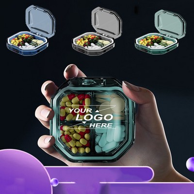 Portable Pill Organizer Medicine Vitamin Case