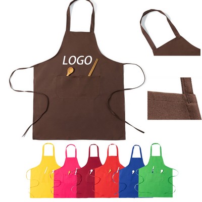 Simple Solid Color Apron