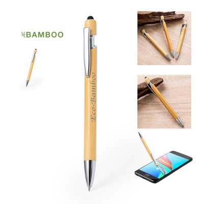 Eco-Bamboo Stylus Touch Ball Pen