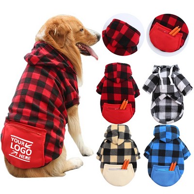 Pet Clothes Dog Hoodies With Pocket