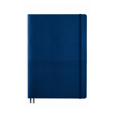 B5 Hardcover Composition Notebook - Navy, Dotted Pages