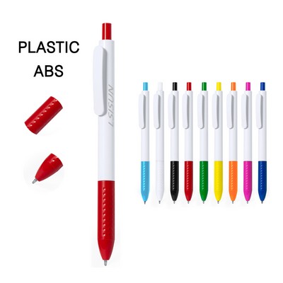 Plastic Push-Up Ball Pen