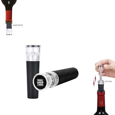 Reversed Trapezoid Vacuum Pump Cork Wine Bottle Stopper