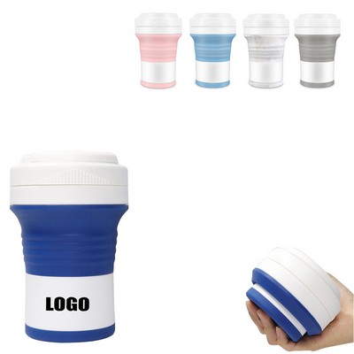 550ml Collapsible Cup with Heat Resistant Sip Lid