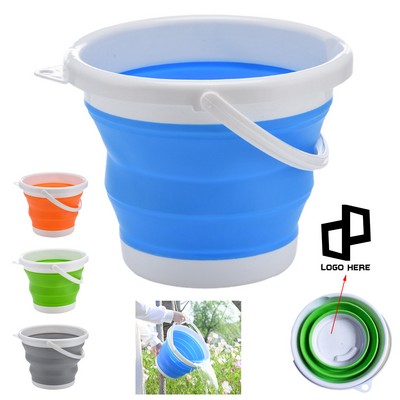 2.6 Gallon Plastic Collapsible Bucket