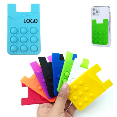 Push Pop Bubble Phone Wallet