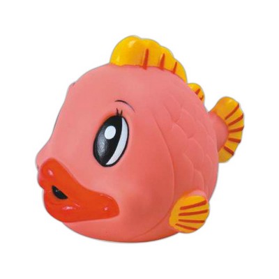 Rubber Gold Fish Toy