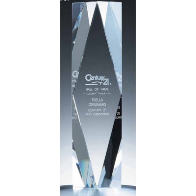 8" Crystal Prestige Tower Award