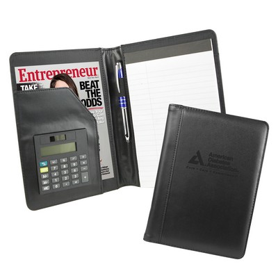 Pro Black Designer Junior Calculator Padfolio