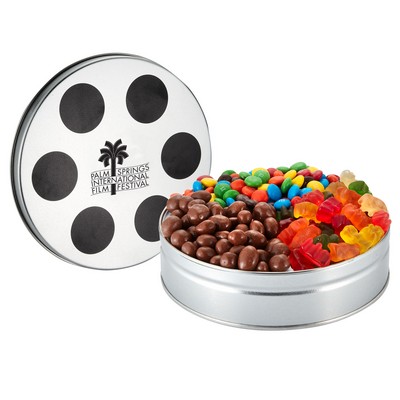 Small Film Reel Tin - 3 Way Snack Tin