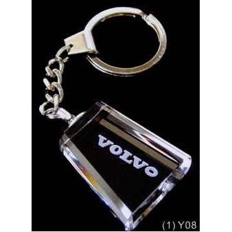 Bell Shape Optic Crystal Keychain