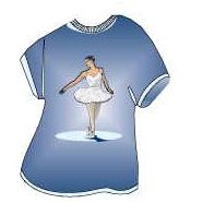 Ballerina T-Shirt Lapel Pin