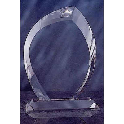 Crystal Arc Award (5/8"x5 1/2"x7")