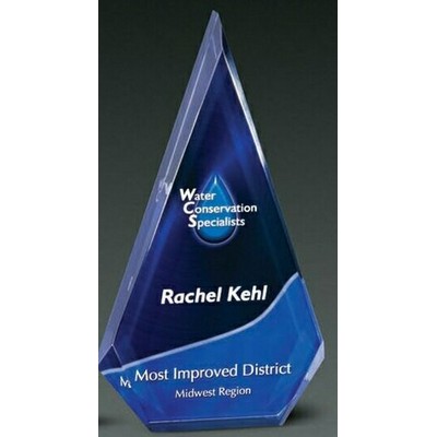 6" AcryliPrint® HD Triangle Award