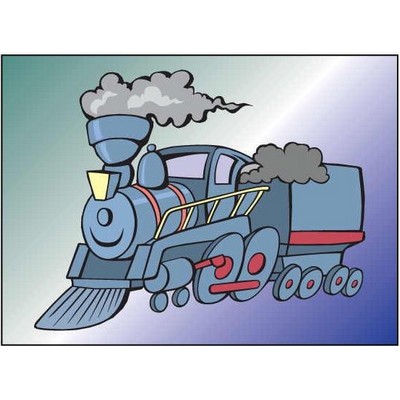 Steam Engine Rectangle Metal Photo Magnet (2"x3")