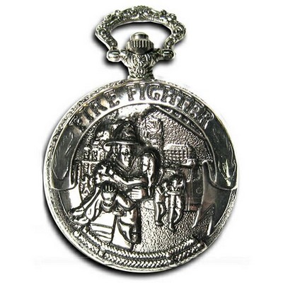 Pocket Watch w/Chain - Fire Fighter