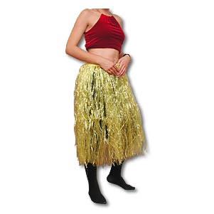 Metallic Colored Hula Skirt