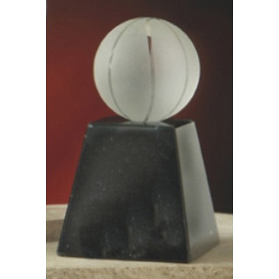 2.5" Crystal Basketball Award w/Base